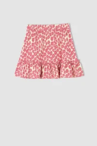 DeFacto Girls' Patterned flared Skirt - Image 7