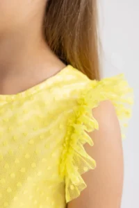 DeFacto Girl's Crew Neck Sleeveless Tulle Dress Y7207a622sm - Image 5