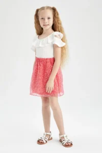 DeFacto Girls' Flexible Belli Tulle Skirt Y9153a622hs - Image 2