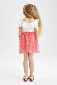 DeFacto Girls' Flexible Belli Tulle Skirt Y9153a622hs - Image 4