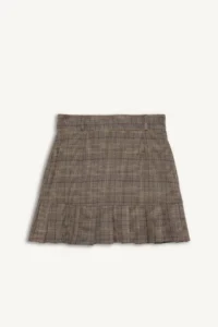 DeFacto Pilise Checkered Normal Waist Mini Skirt - Image 4