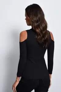 Cool & Sexy Women Black Zippered Camisole Blouse - Image 4