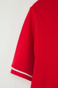 Trendyol Curve Red Crew Neck Biye Detailed Basic Plus Size T-Shirt - Image 6