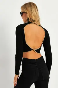 Cool & Sexy Women Black-Camel Back Light Blouse