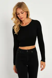 Cool & Sexy Women Black-Camel Back Light Blouse - Image 3