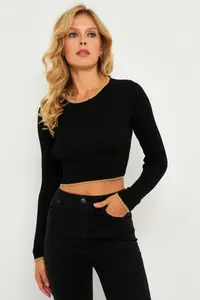 Cool & Sexy Women Black-Camel Back Light Blouse - Image 4