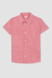 DeFacto Boys' Short Sleeve Striped Shirt Z0011a622hs - Image 4