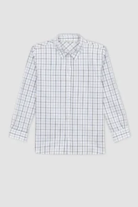 DeFacto Boy's Checkered Poplin Long Sleeve Shirt - Image 8
