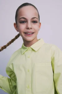 DeFacto Girl's Oversize Poplin Long Sleeve Shirt - Image 4
