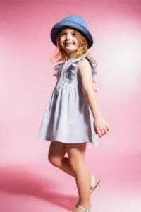 DeFacto Baby Girl Sleeveless Linen Look Dress - Image 3
