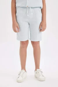DeFacto Muslin Shorts Boys' - Image 3
