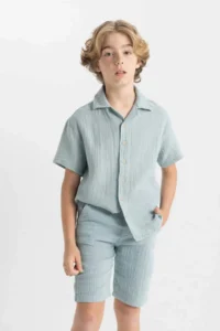 DeFacto Boys' Muslin Shorts - Image 4