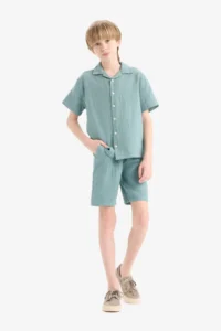 DeFacto Green Boys' Shorts Z5370A6/GN382 - Image 4