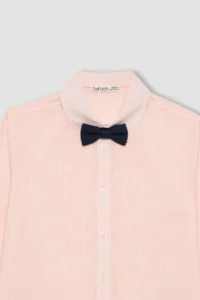 DeFacto Boy's Polo Collar 2-Piece Long Sleeve Shirt Z5453a623sm - Image 8