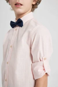 DeFacto Polo Collar 2-Piece Long Sleeve Shirt Boy - Image 5