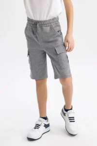 DeFacto Boys' Cargo with pocket Shorts Z5539a623sm - Image 5