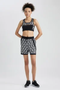 DeFacto Fit Standard Fit Sporcu Skuba Diver Material Shorts - Image 3