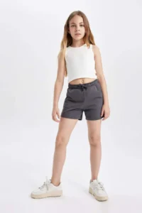 DeFacto Girls' Printed 2 Sets Shorts - Image 6
