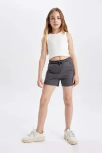 DeFacto Girls' Printed 2 Sets Shorts - Image 7