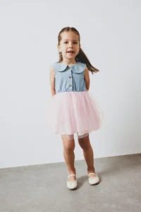 DeFacto Baby Girl Sleeveless Jeans Dress Z8262a223sm - Image 2