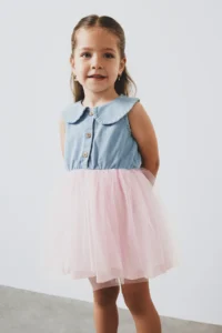 DeFacto Baby Girl Sleeveless Jeans Dress Z8262a223sm - Image 4