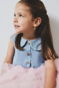 DeFacto Baby Girl Sleeveless Jeans Dress Z8262a223sm - Image 5