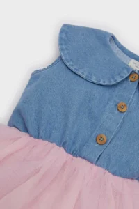 DeFacto Baby Girl Sleeveless Jeans Dress Z8262a223sm - Image 8