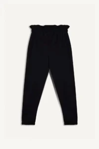 DeFacto Black Girls' Sweatpants with Elastic Waist Z8779A6/BK81 - Image 4