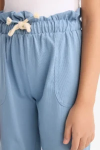 DeFacto Girl's Stretchy Waisted Jogger Sweatpants with Pockets - Image 4