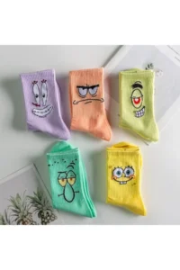 BGK Unisex Patterned College Socks 5 Sets Extra Rahat - Image 2
