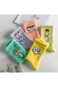 BGK Unisex Patterned College Socks 5 Sets Extra Rahat - Image 4
