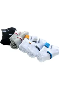 BGK Unisex 5 Sets Sports Slippers Socks Colorful Extra Rahat - Image 3