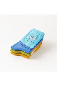 BGK Unisex Mixed Colorful Funny Tennis Socks 3 Piece - Image 4