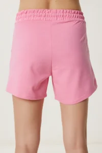 Happiness İstanbul Women Pink Knitting Tracksuit Shorts - Image 6