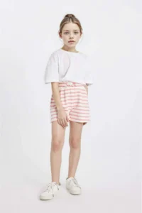 DeFacto Striped Shorts Girls' - Image 2