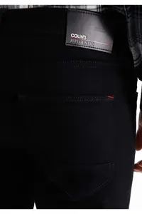 Colin's skinny Fit Low Waist Narrow Leg Men's Black denim Jeans Pants - Image 6