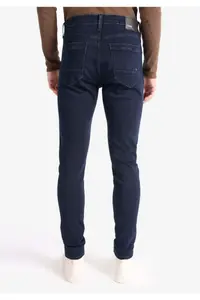 Colin's slim Fit Low Waist Narrow Leg Men's Dark Indigo Jeans Trousers - Image 2