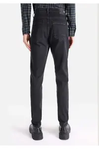 Colin's slim Fit Low Waist Narrow Leg Men's Black Jeans Pants - Image 2