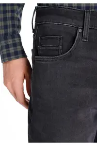 Colin's slim Fit Low Waist Narrow Leg Men's Black Jeans Pants - Image 5