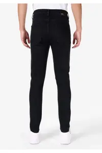 Colin's skinny Fit High Waist Pocket slim Leg Men's Black Jeans Pants - Image 2