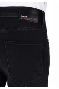 Colin's skinny Fit High Waist Pocket slim Leg Men's Black Jeans Pants - Image 6