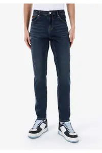 Colin's Straight Fit Men Dark Indigo jeans Pants - Image 4