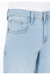 Colin's Straight Fit Low Waist Straight Leg Men's Open Indigo Jeans Trousers - Image 5