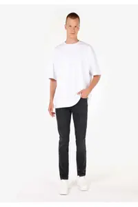 Colin's skinny Fit High Waist Narrow Leg Men's Black Jeans Pants