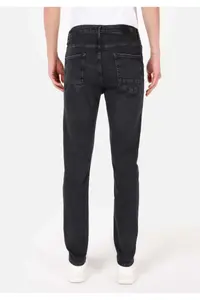 Colin's skinny Fit High Waist Narrow Leg Men's Black Jeans Pants - Image 2