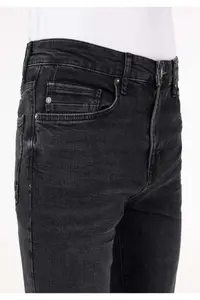 Colin's skinny Fit High Waist Narrow Leg Men's Black Jeans Pants - Image 5