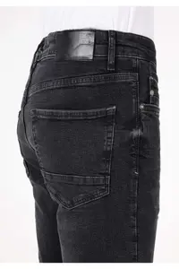 Colin's skinny Fit High Waist Narrow Leg Men's Black Jeans Pants - Image 6