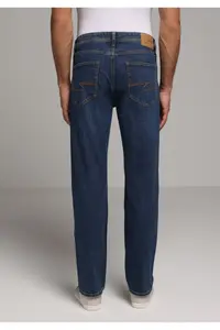 Colin's Regular Fit Mid Waist Straight Leg Men's Indigo Jeans Trousers - Image 2