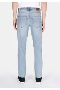 Colin's Straight Fit Low Waist Straight Leg Men's Indigo Jeans Trousers - Image 2