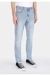 Colin's Straight Fit Low Waist Straight Leg Men's Indigo Jeans Trousers - Image 4